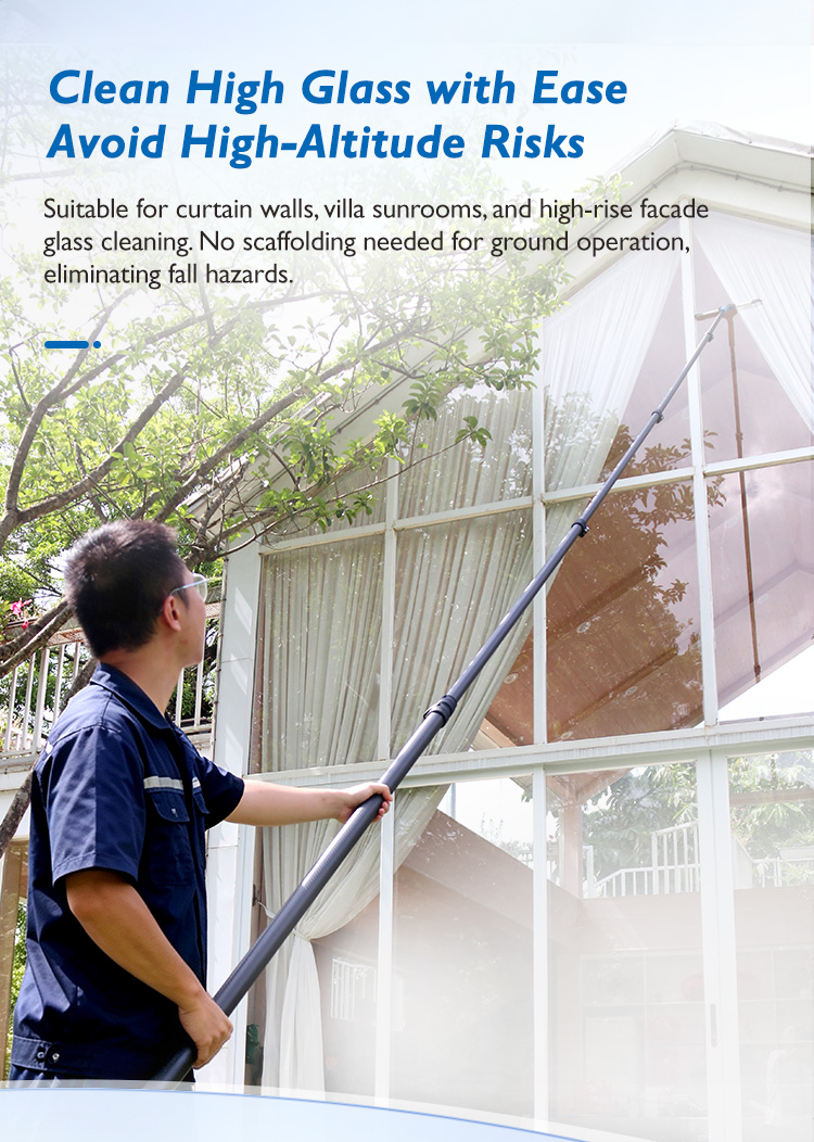 CT Carbon Fiber Telescopic Pole​ - Cleanic Cleaning Equipment
